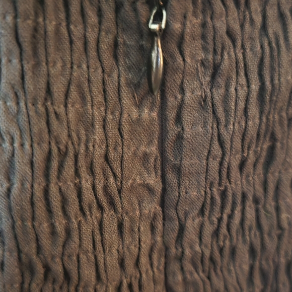 Entro Black Linen Casual Bohemian Minimalist Sleeveless Dress  New Size Medium - Picture 2 of 6